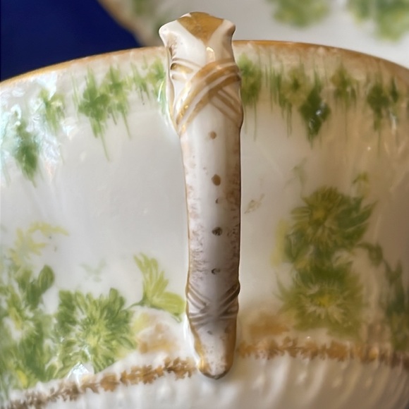 GDA Limoges France porcelain tea cup & saucer set antique - Picture 11 of 13